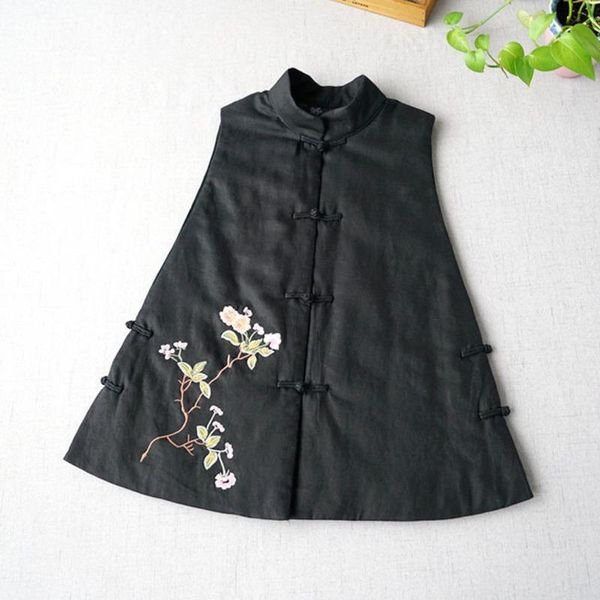 ethnic clothing harajuku gilet embroidery women chinese style vest tang suit sleeveless traditional vintage waistcoat cotton linen, Red
ethnic clothing harajuku gilet embroidery women chinese style vest tang suit sleeveless traditional vintage waistcoat cotton linen, Red