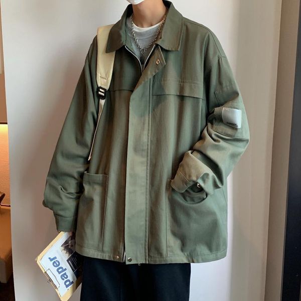 men's jackets 2021 fashion jacket men casual multi pocket cargo spring autumn bomber coat trendy streetwear male clothing, Black;brown
men's jackets 2021 fashion jacket men casual multi pocket cargo spring autumn bomber coat trendy streetwear male clothing, Black;brown