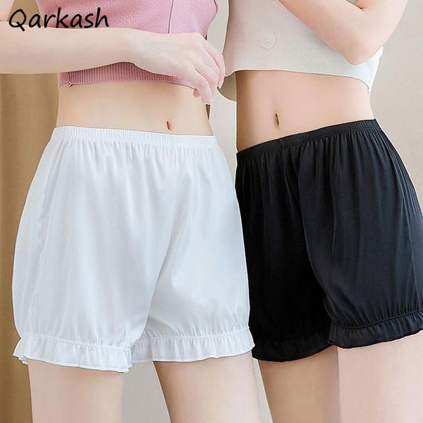 women's shorts women pure color korean stylish student friends summer sweet causal girlish basic ruffles design female all-match, White;black
women's shorts women pure color korean stylish student friends summer sweet causal girlish basic ruffles design female all-match, White;black