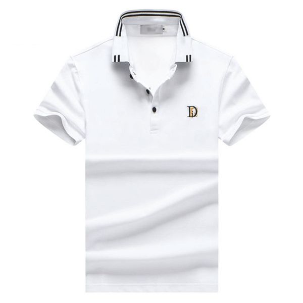 men's business casual polo shirt famous designer men t-shirt embroidered solid color print shirt 100% cotton spring clothing size m-3xl, White;black 
men's business casual polo shirt famous designer men t-shirt embroidered solid color print shirt 100% cotton spring clothing size m-3xl, White;black