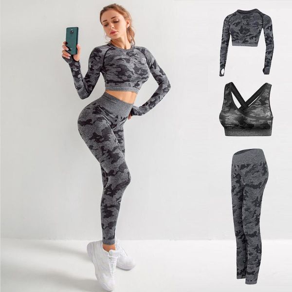 yoga outfit camouflage set seamless fitness suit female camo sports workout clothes women activewear gym clothing
yoga outfit camouflage set seamless fitness suit female camo sports workout clothes women activewear gym clothing
