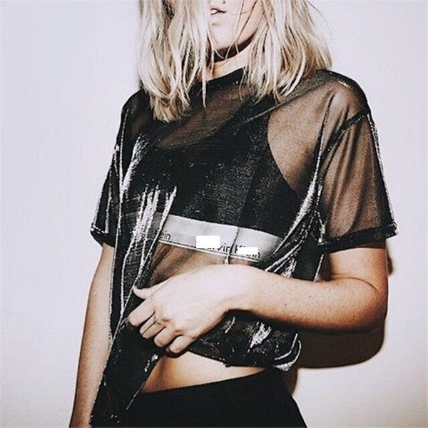 womens t-shirt vogue designer t shirt sheer club party wear for woman hollow out shirts summer hip hop streetwear fashion tees casual crew n, White
womens t-shirt vogue designer t shirt sheer club party wear for woman hollow out shirts summer hip hop streetwear fashion tees casual crew n, White