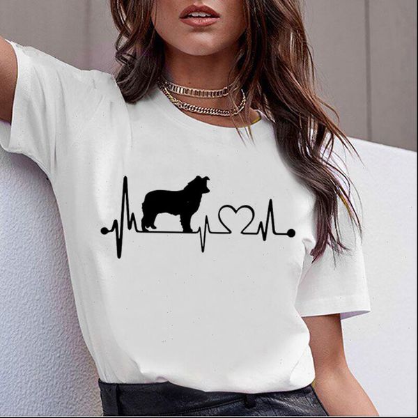 women fashion dogs printed t shirt harajuku short sleeve funny cute cartoon tees female clothes, White
women fashion dogs printed t shirt harajuku short sleeve funny cute cartoon tees female clothes, White