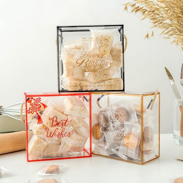 gift wrap 1pc box pvc transparent cake candy biscuit portable packaging case diy baking supplies
gift wrap 1pc box pvc transparent cake candy biscuit portable packaging case diy baking supplies