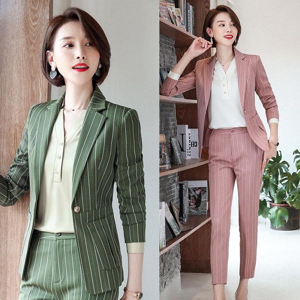 two piece dress women clothes women's fashion temperament autumn and winter striped professional suit female ladies two-piece set, White
two piece dress women clothes women's fashion temperament autumn and winter striped professional suit female ladies two-piece set, White