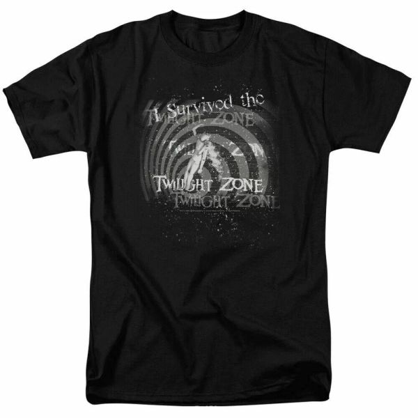 the twilight zone i survived t shirt mens licensed classic tv show black, White;black
the twilight zone i survived t shirt mens licensed classic tv show black, White;black