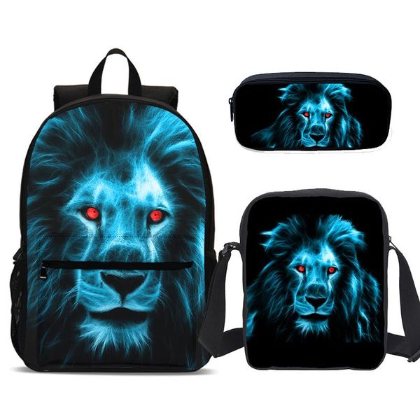 backpack cool lion tiger print school bag set for teenager boys 3pcs primary student bookbag children schoolbags junior backpacks
backpack cool lion tiger print school bag set for teenager boys 3pcs primary student bookbag children schoolbags junior backpacks