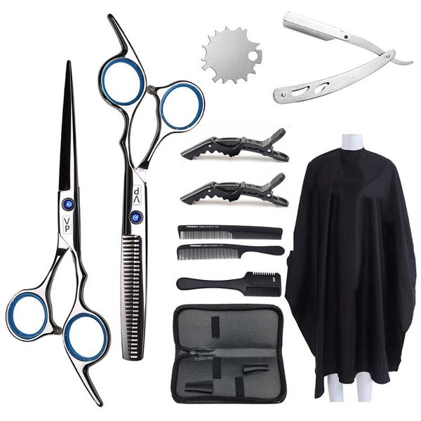 hair scissors professional hairdressing kit 6 inch stainless steel tail comb cloak haircut styling tool
hair scissors professional hairdressing kit 6 inch stainless steel tail comb cloak haircut styling tool