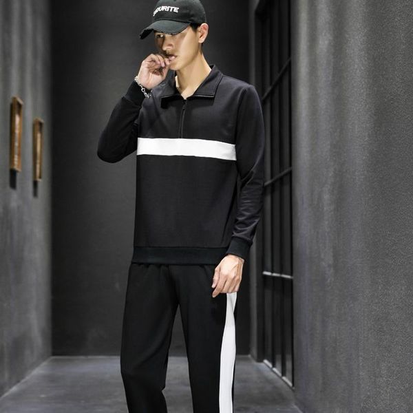 men's tracksuits browon casual men tracksuit spring autumn korean fashion sportswear cotton patchwork sport wear clothes outfit set, Gray
men's tracksuits browon casual men tracksuit spring autumn korean fashion sportswear cotton patchwork sport wear clothes outfit set, Gray
