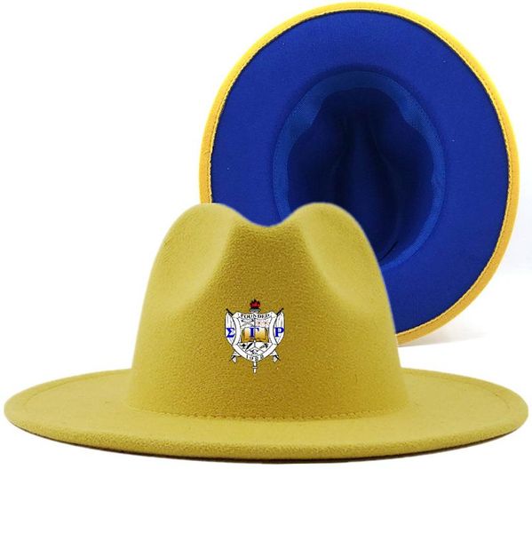 greek sorority logo sgr patchwork panama wool felt fedora hats ladies wide brim party trilby cowboy hat jazz cap berets, Blue;gray
greek sorority logo sgr patchwork panama wool felt fedora hats ladies wide brim party trilby cowboy hat jazz cap berets, Blue;gray