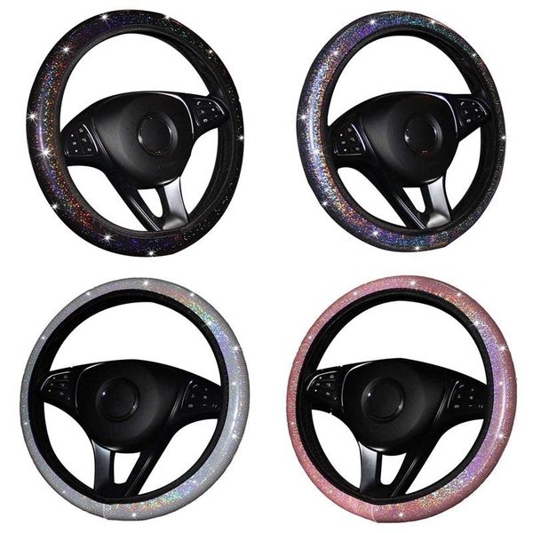 steering wheel covers 37/38mm universal car cover pu leather rhinestones crystal case auto interior decor styling
steering wheel covers 37/38mm universal car cover pu leather rhinestones crystal case auto interior decor styling