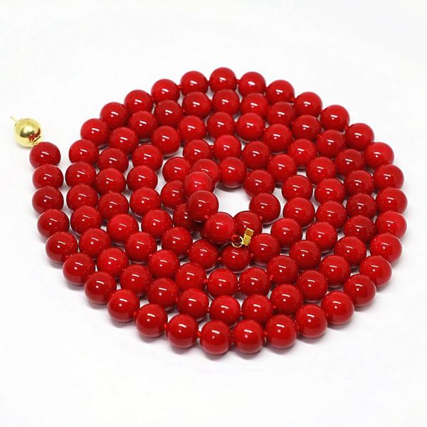 chains high grade red imitation coral round beads necklace 8,10,12mm women party clothes long chain jewelry making 36inch b1488, Silver
chains high grade red imitation coral round beads necklace 8,10,12mm women party clothes long chain jewelry making 36inch b1488, Silver