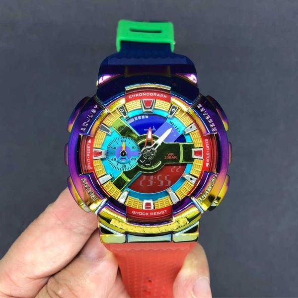 wristwatches 2021 rainbow watches led dual display men's sports watch digital all functions can be operated raise hands, Slivery;brown
wristwatches 2021 rainbow watches led dual display men's sports watch digital all functions can be operated raise hands, Slivery;brown