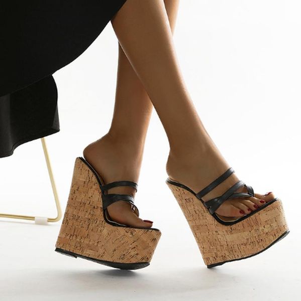 super high sandals flip thong women waterproof shoes woman slippers slides plus size sandalias mujer sapato feminino d2488, Black
super high sandals flip thong women waterproof shoes woman slippers slides plus size sandalias mujer sapato feminino d2488, Black