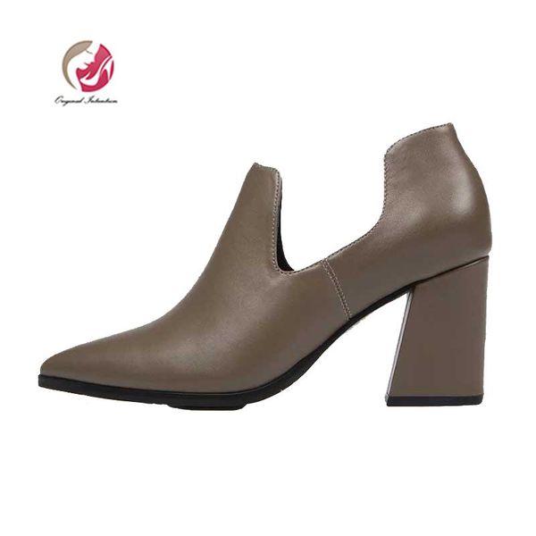 dress shoes original intention women pumps fashion shallow pointed toe square heels slip-on spring/autumn concise casual sewing us size 4-15, Black
dress shoes original intention women pumps fashion shallow pointed toe square heels slip-on spring/autumn concise casual sewing us size 4-15, Black