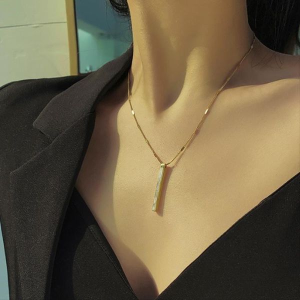 pendant necklaces long shell clavicle necklace for women light luxury fashion titanium steel banquet jewelry accessories, Silver
pendant necklaces long shell clavicle necklace for women light luxury fashion titanium steel banquet jewelry accessories, Silver