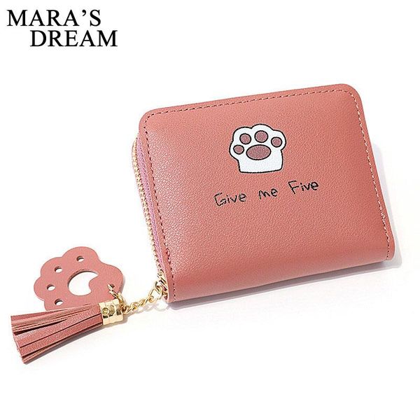 wallets mara's dream 2021 cute cat claw simple small wallet little bear zipper female student short coin purse mini bag, Red;black
wallets mara's dream 2021 cute cat claw simple small wallet little bear zipper female student short coin purse mini bag, Red;black