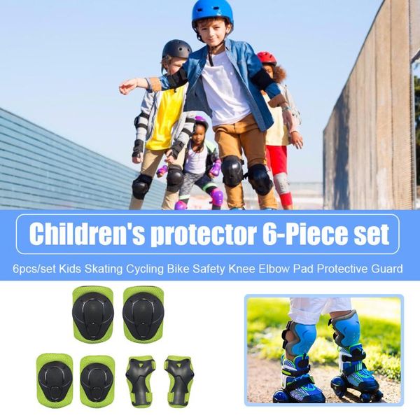 6pcs/set 3-8y kids knee pads cycling skating protection elbow guard skateboard children bicycle running protectorÂ, Black;gray
6pcs/set 3-8y kids knee pads cycling skating protection elbow guard skateboard children bicycle running protectorÂ, Black;gray