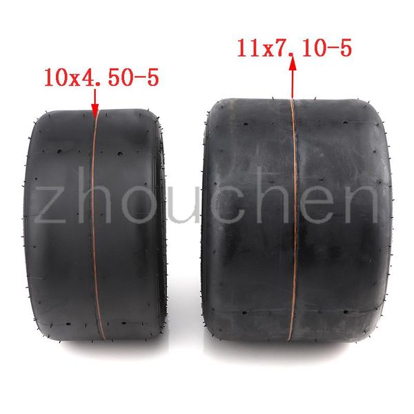 kart tire front wheel 10x4.50-5 rear 11x7.10-5 drift vacuum accessories motorcycle wheels & tires