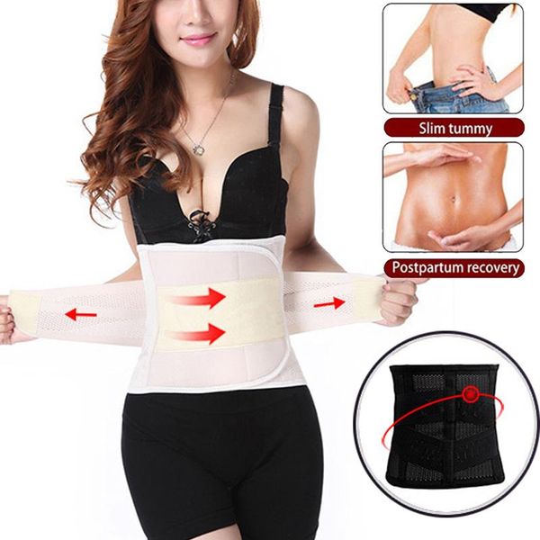 women waist trainer belt tummy control cincher trimmer sweat workout girdle slim belly band sport women's shapers, Black;white
women waist trainer belt tummy control cincher trimmer sweat workout girdle slim belly band sport women's shapers, Black;white