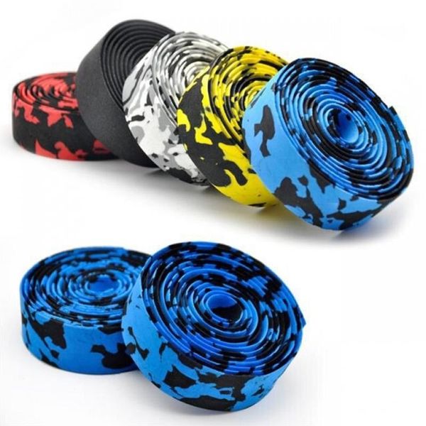 bike handlebars &components road bicycle handlebar tape camouflage cycling handle belt cork wrap with bar plugs 8 colors
bike handlebars &components road bicycle handlebar tape camouflage cycling handle belt cork wrap with bar plugs 8 colors