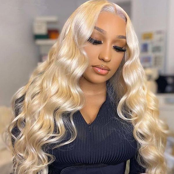 long 613 blonde body wave lace front wigs natural hairline transparent wig part human hair for women, Black;brown
long 613 blonde body wave lace front wigs natural hairline transparent wig part human hair for women, Black;brown
