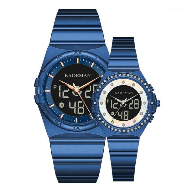 wristwatches kademan 9079 simple steel belt waterproof quartz watch women's trend men's and women couple pair, Slivery;brown
wristwatches kademan 9079 simple steel belt waterproof quartz watch women's trend men's and women couple pair, Slivery;brown