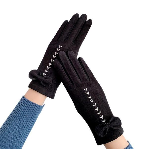 five fingers gloves autumn winter women thin fleece thicken warm touch screen windproof cycling drive bowknot cute lovely elasticity mittens, Blue;gray
five fingers gloves autumn winter women thin fleece thicken warm touch screen windproof cycling drive bowknot cute lovely elasticity mittens, Blue;gray
