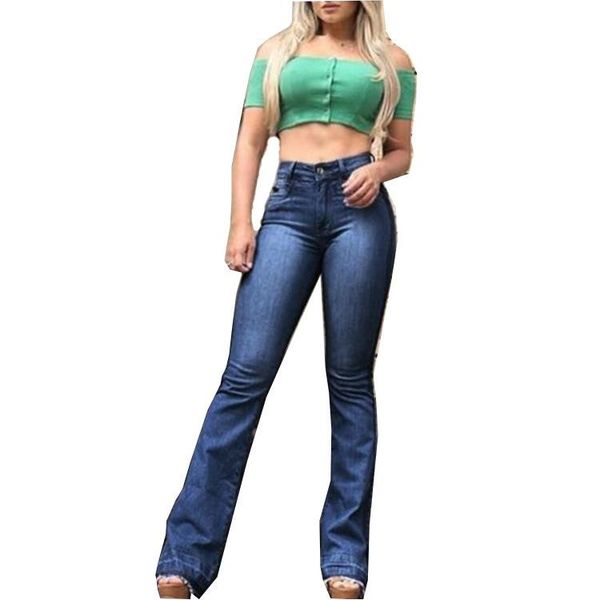 women's jeans flared vintage skinny long denim pants autumn streetwear high waist elastic wide leg plus size, Blue
women's jeans flared vintage skinny long denim pants autumn streetwear high waist elastic wide leg plus size, Blue