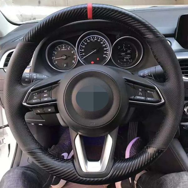 car steering wheel cover carbon fiber leather for mazda 3 axela 2017 2018 2019 mazda 6 atenza 2017-2019 cx-3 2018-2019 cx-9 cx-5
car steering wheel cover carbon fiber leather for mazda 3 axela 2017 2018 2019 mazda 6 atenza 2017-2019 cx-3 2018-2019 cx-9 cx-5