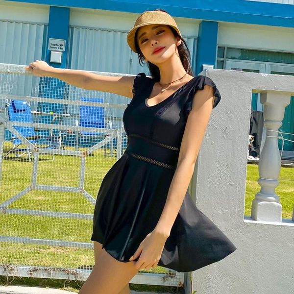 vintage women bathing suit black cut out swimsuit ruffle straps skirted beachwear push up swimwear backless bathers one-piece suits
vintage women bathing suit black cut out swimsuit ruffle straps skirted beachwear push up swimwear backless bathers one-piece suits