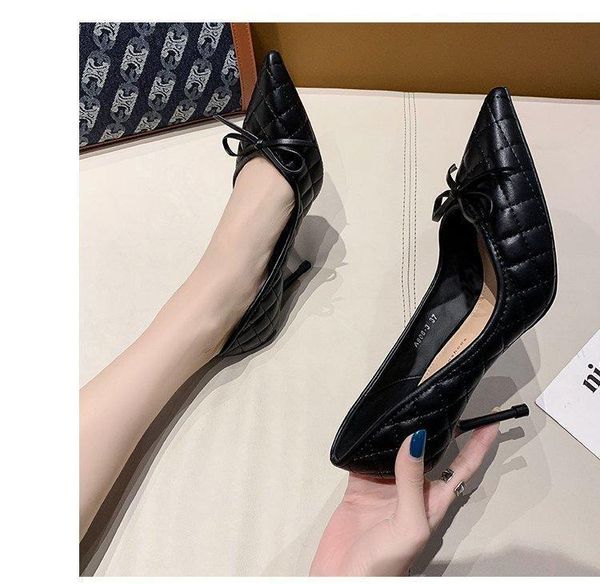 europe women shoes red bottom high heels pumps spring/autumn 2021 pointed thin slip-on woman party dress, Black
europe women shoes red bottom high heels pumps spring/autumn 2021 pointed thin slip-on woman party dress, Black