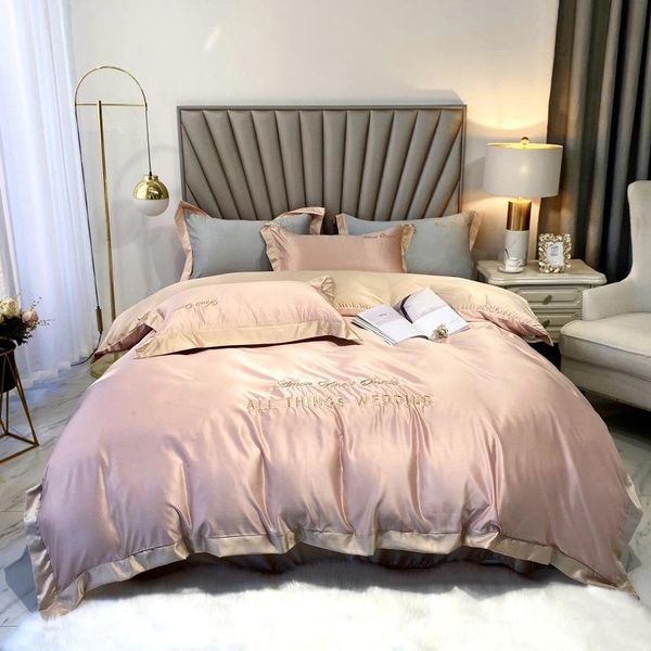 bedding sets duvet cover set 4 pieces luxury bedclothes include bedsheet pillowcase comforter light pink color nordic style oceania
bedding sets duvet cover set 4 pieces luxury bedclothes include bedsheet pillowcase comforter light pink color nordic style oceania