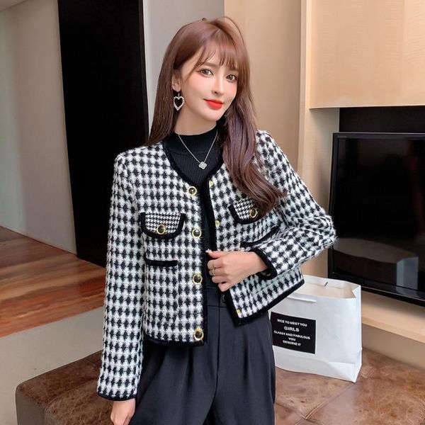 women's jackets winter french aristocratic plover case small sweet wind restoring ancient ways short paragraph cardigan tweed coat, Black;brown
women's jackets winter french aristocratic plover case small sweet wind restoring ancient ways short paragraph cardigan tweed coat, Black;brown