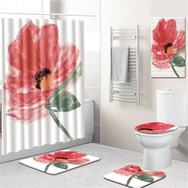 bath mats bathroom mat shower curtain non-slip door absorbent carpet five-piece set toilet
bath mats bathroom mat shower curtain non-slip door absorbent carpet five-piece set toilet