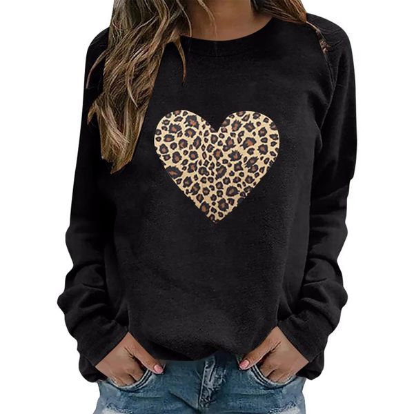 women's hoodies & sweatshirts leopard print hoodie fashion heart round neck long sleeve sweatshirt harajuku retro street pullover molet, Black
women's hoodies & sweatshirts leopard print hoodie fashion heart round neck long sleeve sweatshirt harajuku retro street pullover molet, Black
