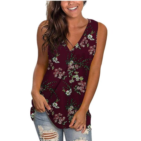 women's t-shirt v-neck floral sleeveless women spring summer clothes selling vintage tee shirt y2k femme over sized woman, White
women's t-shirt v-neck floral sleeveless women spring summer clothes selling vintage tee shirt y2k femme over sized woman, White