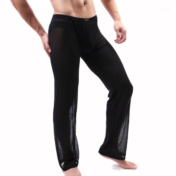 men's sleepwear mens casual see-though mesh pajama sleep bottoms ultra-thin pants low waist elastic waistband trousers nightwear, Black;brown
men's sleepwear mens casual see-though mesh pajama sleep bottoms ultra-thin pants low waist elastic waistband trousers nightwear, Black;brown
