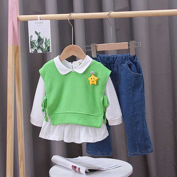 clothing sets boys and girls autumn suits 2021 children's sports fashion casual korean three-piece suit, White
clothing sets boys and girls autumn suits 2021 children's sports fashion casual korean three-piece suit, White