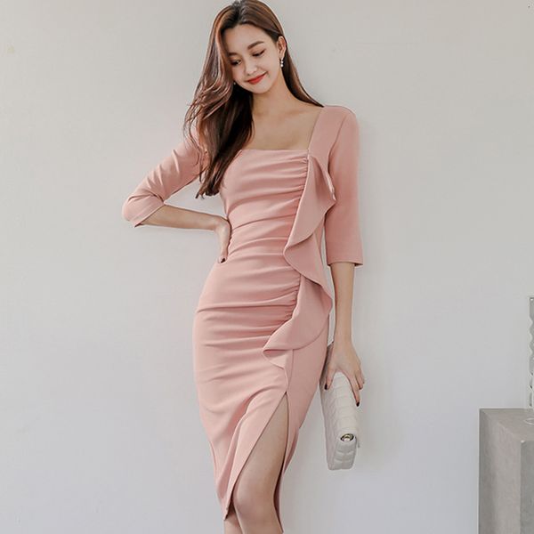 arrival female fashion with no back elegant formal temperament spring autumn working style thin midi pencil dress, Black;gray
arrival female fashion with no back elegant formal temperament spring autumn working style thin midi pencil dress, Black;gray