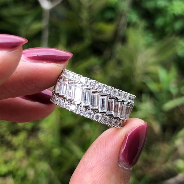 cluster rings 2021 arrival sparkling luxury jewelry 925 sterling silver princess cut multi color z cz diamond women wedding band ring, Golden;silver
cluster rings 2021 arrival sparkling luxury jewelry 925 sterling silver princess cut multi color z cz diamond women wedding band ring, Golden;silver