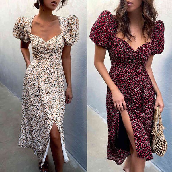 summer midi dress women streetwear square neck puff sleeve print dress casual zipper up irregular split dresses sundress 210521, Black;gray
summer midi dress women streetwear square neck puff sleeve print dress casual zipper up irregular split dresses sundress 210521, Black;gray