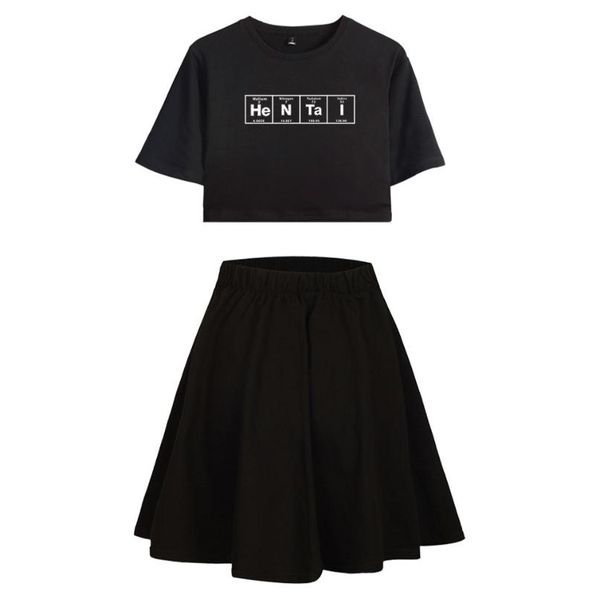 two piece dress hentai fashion printed women set summer short sleeve crop skirt 2021 casual streetwear clothes, White
two piece dress hentai fashion printed women set summer short sleeve crop skirt 2021 casual streetwear clothes, White