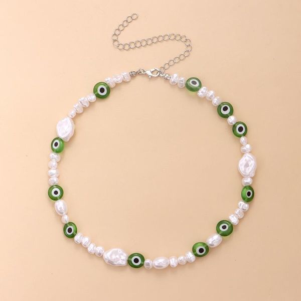 chokers bohemian irregular imitation pearl choker necklace for women cute sweet girls evil eye colorful beads jewelry, Golden;silver
chokers bohemian irregular imitation pearl choker necklace for women cute sweet girls evil eye colorful beads jewelry, Golden;silver