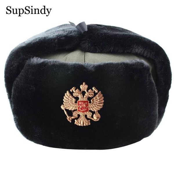 berets supsindy soviet badge ushanka men winter bomber hats pilot faux fur earflap trapper trooper hat russian national emblem snow, Blue;gray
berets supsindy soviet badge ushanka men winter bomber hats pilot faux fur earflap trapper trooper hat russian national emblem snow, Blue;gray