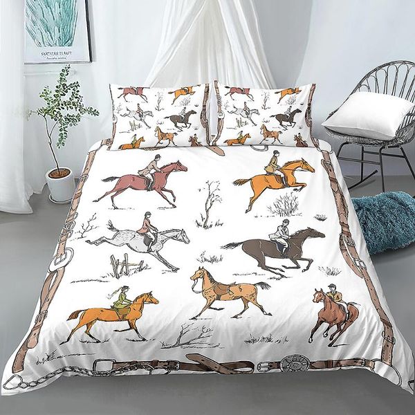 bedding sets england tradition horse riding set animals duvet cover king equestrian bedspread 2/3pcs home textiles
bedding sets england tradition horse riding set animals duvet cover king equestrian bedspread 2/3pcs home textiles