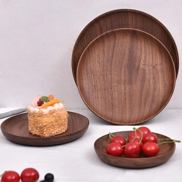 japanese round solid walnut wood pan plate fruit dishes saucer tea tray dessert dinner bread & plates
japanese round solid walnut wood pan plate fruit dishes saucer tea tray dessert dinner bread & plates