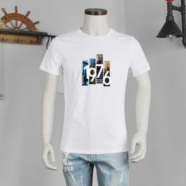 fashion t shirt 2021 men's brand ins printed white short sleeve summer casual round neck loose half top, White;black
fashion t shirt 2021 men's brand ins printed white short sleeve summer casual round neck loose half top, White;black