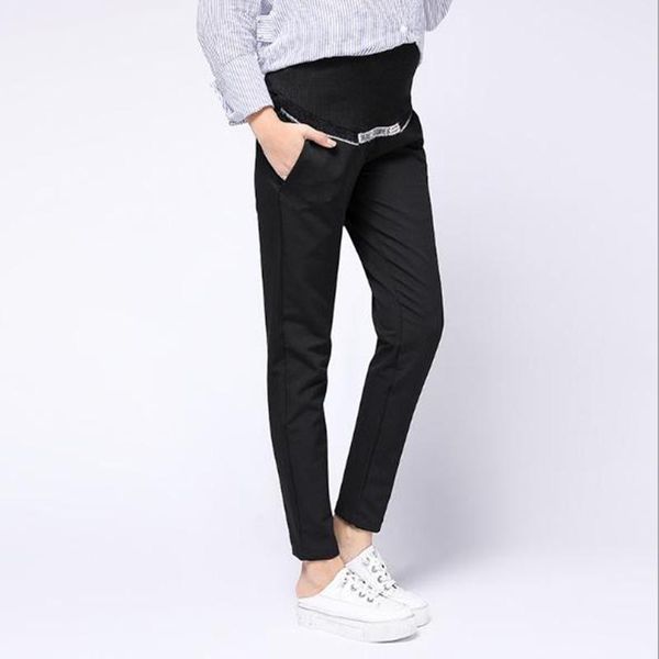maternity bottoms high elastic stomach lift casual pants autumn slim black adjustable pregnancy women's fashion feet, White
maternity bottoms high elastic stomach lift casual pants autumn slim black adjustable pregnancy women's fashion feet, White