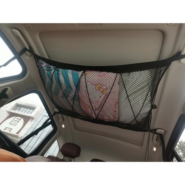 car organizer pocket mesh storage bag black 90*65cm double-headed zipper roof ceiling hanging
car organizer pocket mesh storage bag black 90*65cm double-headed zipper roof ceiling hanging